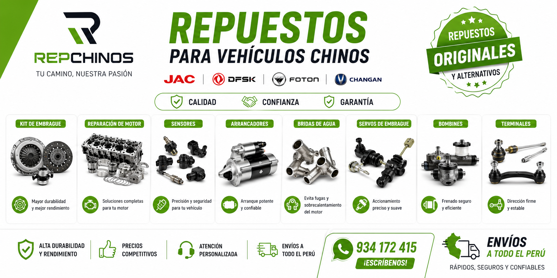 Repuestos varios REPCHINOS