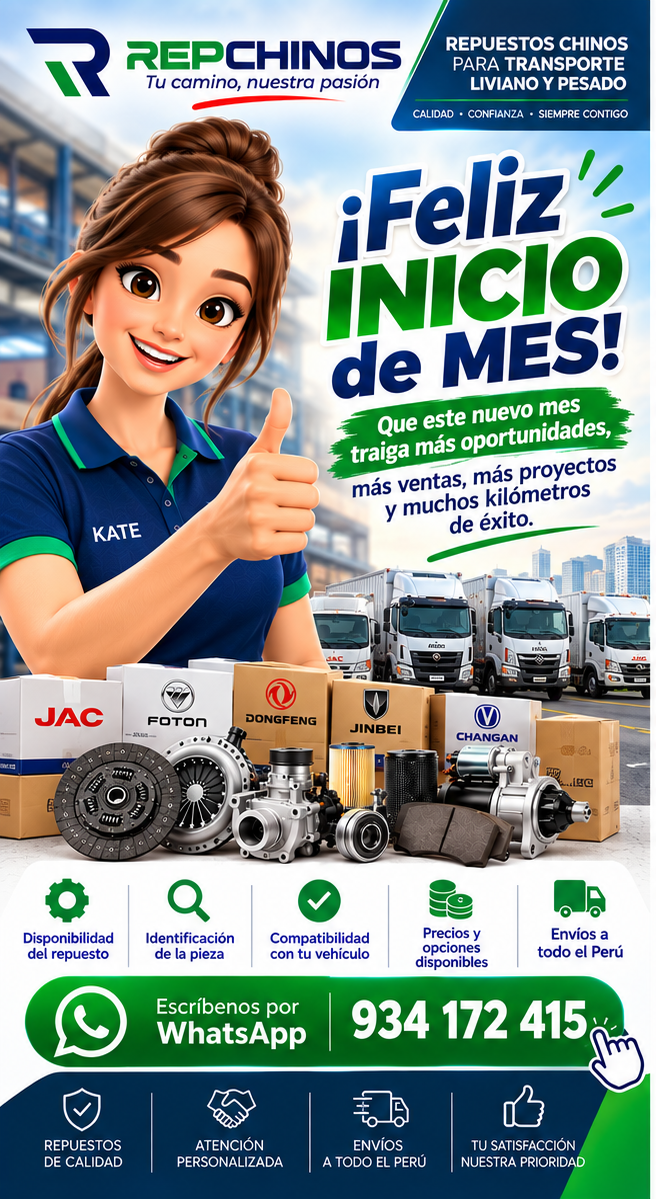 Repuestos para vehículos chinos REPCHINOS